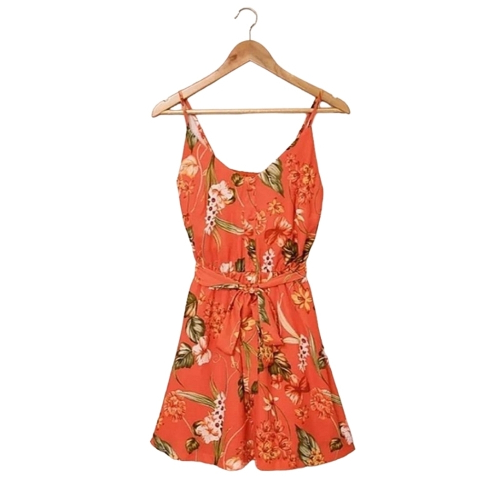 LAST ONE! Plus Size IVY JANE Tropical Floral Vacation A-Line Dress - Picture 5 of 6